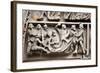 Prague, St. Vitus Cathedral, Central Portal, Western Facade, Tympanum Reliefs Above Bronze Door-Samuel Magal-Framed Photographic Print