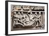 Prague, St. Vitus Cathedral, Central Portal, Western Facade, Tympanum Reliefs Above Bronze Door-Samuel Magal-Framed Photographic Print