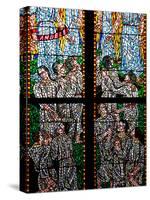 Prague, St. Vitus Cathedral, Chapel of St Agnes of Bohemia, Stained Glass Window-Samuel Magal-Stretched Canvas