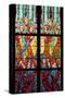 Prague, St. Vitus Cathedral, Chapel of St Agnes of Bohemia, Stained Glass Window-Samuel Magal-Stretched Canvas