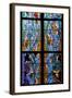 Prague, St. Vitus Cathedral, Chapel of St Agnes of Bohemia, Stained Glass Window-Samuel Magal-Framed Photographic Print