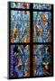 Prague, St. Vitus Cathedral, Chapel of St Agnes of Bohemia, Stained Glass Window-Samuel Magal-Mounted Photographic Print