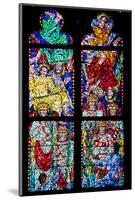 Prague, St. Vitus Cathedral, Chapel of St Agnes of Bohemia, Stained Glass Window-Samuel Magal-Mounted Photographic Print