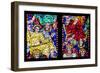 Prague, St. Vitus Cathedral, Chapel of St Agnes of Bohemia, Stained Glass Window-Samuel Magal-Framed Photographic Print