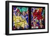 Prague, St. Vitus Cathedral, Chapel of St Agnes of Bohemia, Stained Glass Window-Samuel Magal-Framed Photographic Print