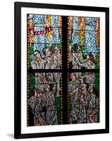 Prague, St. Vitus Cathedral, Chapel of St Agnes of Bohemia, Stained Glass Window-Samuel Magal-Framed Photographic Print