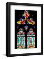 Prague, St. Vitus Cathedral, Chapel of St Agnes of Bohemia, Stained Glass Window-Samuel Magal-Framed Photographic Print