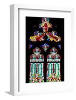 Prague, St. Vitus Cathedral, Chapel of St Agnes of Bohemia, Stained Glass Window-Samuel Magal-Framed Photographic Print