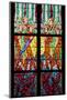 Prague, St. Vitus Cathedral, Chapel of St Agnes of Bohemia, Stained Glass Window-Samuel Magal-Mounted Photographic Print