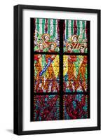 Prague, St. Vitus Cathedral, Chapel of St Agnes of Bohemia, Stained Glass Window-Samuel Magal-Framed Photographic Print