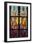 Prague, St. Vitus Cathedral, Chapel of St Agnes of Bohemia, Stained Glass Window-Samuel Magal-Framed Photographic Print