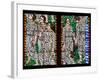 Prague, St. Vitus Cathedral, Chapel of St Agnes of Bohemia, Stained Glass Window-Samuel Magal-Framed Photographic Print