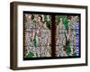 Prague, St. Vitus Cathedral, Chapel of St Agnes of Bohemia, Stained Glass Window-Samuel Magal-Framed Photographic Print