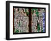 Prague, St. Vitus Cathedral, Chapel of St Agnes of Bohemia, Stained Glass Window-Samuel Magal-Framed Photographic Print