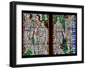 Prague, St. Vitus Cathedral, Chapel of St Agnes of Bohemia, Stained Glass Window-Samuel Magal-Framed Photographic Print