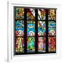 Prague, St. Vitus Cathedral, Chevet Windows, Central Window, The Holy Trinity-Samuel Magal-Framed Photographic Print