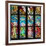 Prague, St. Vitus Cathedral, Chevet Windows, Central Window, The Holy Trinity-Samuel Magal-Framed Photographic Print