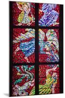 Prague, St. Vitus Cathedral, Schwarzenberg Chapel, Stained Glass Window, Abraham Banishing Hagar-Samuel Magal-Mounted Photographic Print