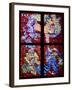 Prague, St. Vitus Cathedral, Schwarzenberg Chapel, Stained Glass Window, Binding of Isaac-Samuel Magal-Framed Photographic Print