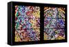 Prague, St. Vitus Cathedral, Schwarzenberg Chapel, Stained Glass Window-Samuel Magal-Framed Stretched Canvas