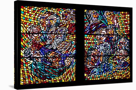 Prague, St. Vitus Cathedral, Schwarzenberg Chapel, Stained Glass Window-Samuel Magal-Stretched Canvas