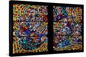 Prague, St. Vitus Cathedral, Schwarzenberg Chapel, Stained Glass Window-Samuel Magal-Stretched Canvas