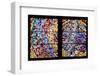 Prague, St. Vitus Cathedral, Schwarzenberg Chapel, Stained Glass Window-Samuel Magal-Framed Photographic Print