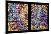 Prague, St. Vitus Cathedral, Schwarzenberg Chapel, Stained Glass Window-Samuel Magal-Mounted Photographic Print