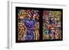 Prague, St. Vitus Cathedral, Schwarzenberg Chapel, Stained Glass Window-Samuel Magal-Framed Photographic Print