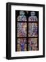 Prague, St. Vitus Cathedral, Schwarzenberg Chapel, Stained Glass Window-Samuel Magal-Framed Photographic Print