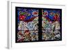 Prague, St. Vitus Cathedral, Schwarzenberg Chapel, Stained Glass Window-Samuel Magal-Framed Photographic Print