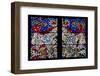 Prague, St. Vitus Cathedral, Schwarzenberg Chapel, Stained Glass Window-Samuel Magal-Framed Photographic Print