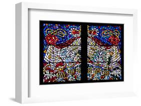 Prague, St. Vitus Cathedral, Schwarzenberg Chapel, Stained Glass Window-Samuel Magal-Framed Photographic Print