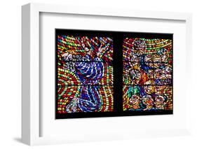 Prague, St. Vitus Cathedral, Schwarzenberg Chapel, Stained Glass Window-Samuel Magal-Framed Photographic Print