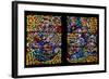 Prague, St. Vitus Cathedral, Schwarzenberg Chapel, Stained Glass Window-Samuel Magal-Framed Photographic Print