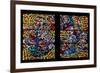 Prague, St. Vitus Cathedral, Schwarzenberg Chapel, Stained Glass Window-Samuel Magal-Framed Photographic Print