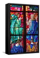 Prague, St. Vitus Cathedral, Southern Aisle, Chapel of St Ludmila, Stained Glass Window-Samuel Magal-Framed Stretched Canvas