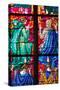 Prague, St. Vitus Cathedral, Southern Aisle, Chapel of St Ludmila, Stained Glass Window-Samuel Magal-Stretched Canvas