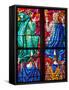 Prague, St. Vitus Cathedral, Southern Aisle, Chapel of St Ludmila, Stained Glass Window-Samuel Magal-Framed Stretched Canvas