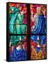 Prague, St. Vitus Cathedral, Southern Aisle, Chapel of St Ludmila, Stained Glass Window-Samuel Magal-Framed Stretched Canvas