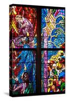 Prague, St. Vitus Cathedral, Southern Aisle, Chapel of St Ludmila, Stained Glass Window-Samuel Magal-Stretched Canvas