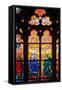 Prague, St. Vitus Cathedral, Southern Aisle, Chapel of St Ludmila, Stained Glass Window-Samuel Magal-Framed Stretched Canvas