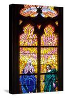 Prague, St. Vitus Cathedral, Southern Aisle, Chapel of St Ludmila, Stained Glass Window-Samuel Magal-Stretched Canvas