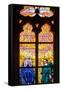 Prague, St. Vitus Cathedral, Southern Aisle, Chapel of St Ludmila, Stained Glass Window-Samuel Magal-Framed Stretched Canvas