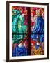 Prague, St. Vitus Cathedral, Southern Aisle, Chapel of St Ludmila, Stained Glass Window-Samuel Magal-Framed Photographic Print