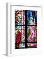 Prague, St. Vitus Cathedral, Southern Aisle, Chapel of St Ludmila, Stained Glass Window-Samuel Magal-Framed Photographic Print