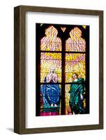 Prague, St. Vitus Cathedral, Southern Aisle, Chapel of St Ludmila, Stained Glass Window-Samuel Magal-Framed Photographic Print