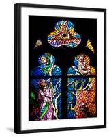 Prague, St. Vitus Cathedral, Southern Aisle, Chapel of St Ludmila, Stained Glass Window-Samuel Magal-Framed Photographic Print