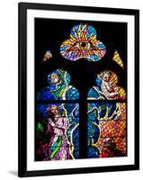 Prague, St. Vitus Cathedral, Southern Aisle, Chapel of St Ludmila, Stained Glass Window-Samuel Magal-Framed Photographic Print