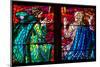 Prague, St. Vitus Cathedral, Southern Aisle, Chapel of St Ludmila, Stained Glass Window-Samuel Magal-Mounted Photographic Print